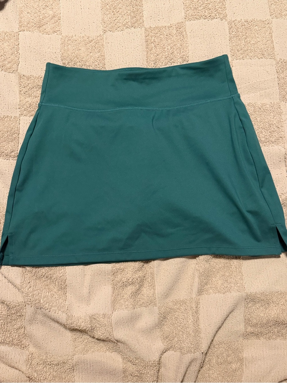 DKNY Teal Athletic Skort with Built-In Shorts